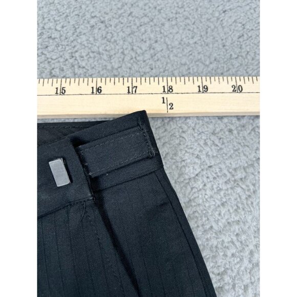 Porto Filo Extra Fine Dress Pants Polyester Men’s Size 34-36x27.5 Color Black - Picture 6 of 13